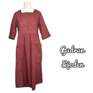 Gudrun Sjoden 10 Colors Cotton Midi Dress